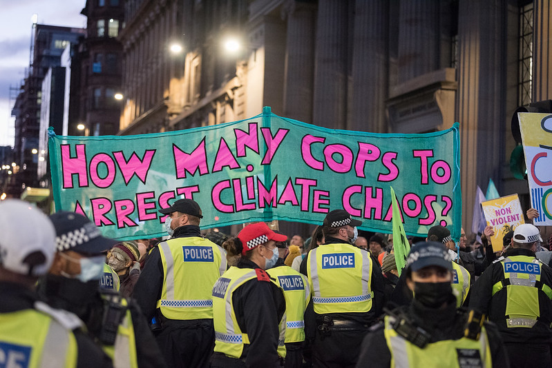 The Police at the Climate Protest