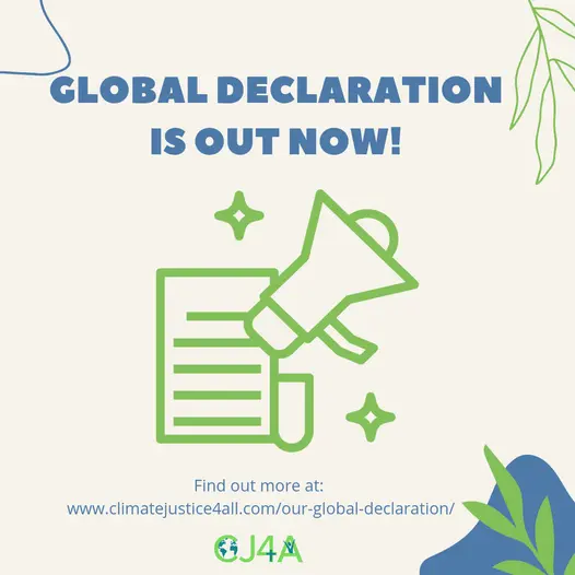 Climate Justice for All: Our Global Declaration