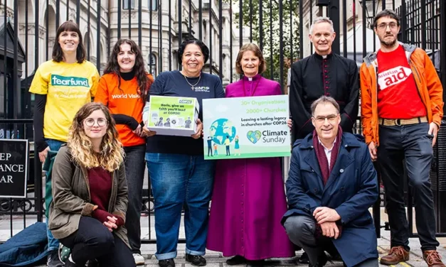 Churches commitments on climate change presented to No.10 Downing Street