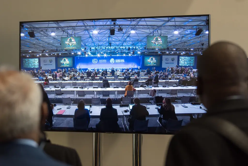 View of the Climate Conference Meeting Room 