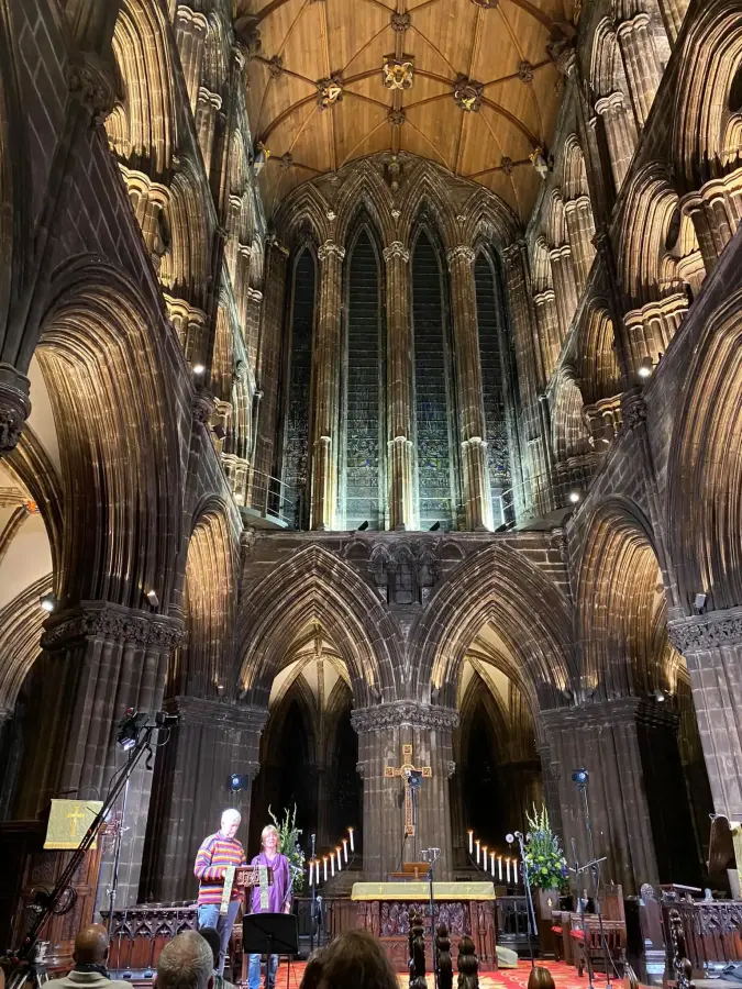 Christian Aid event at Glasgow Cathedral