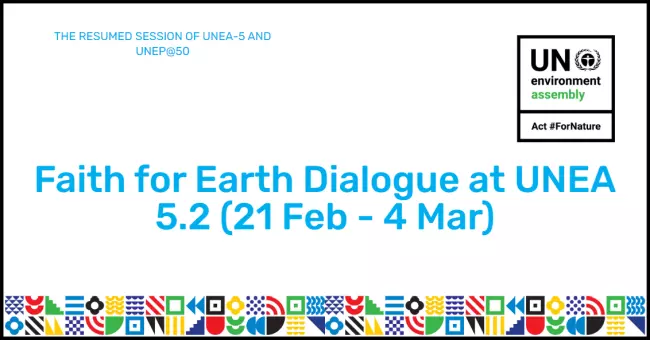 Faith for Earth Dialogue at UNEA 5.2