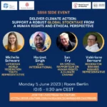 Deliver Climate Action Support: a Robust Global Stock Take from a Human Rights and Ethical Perspective