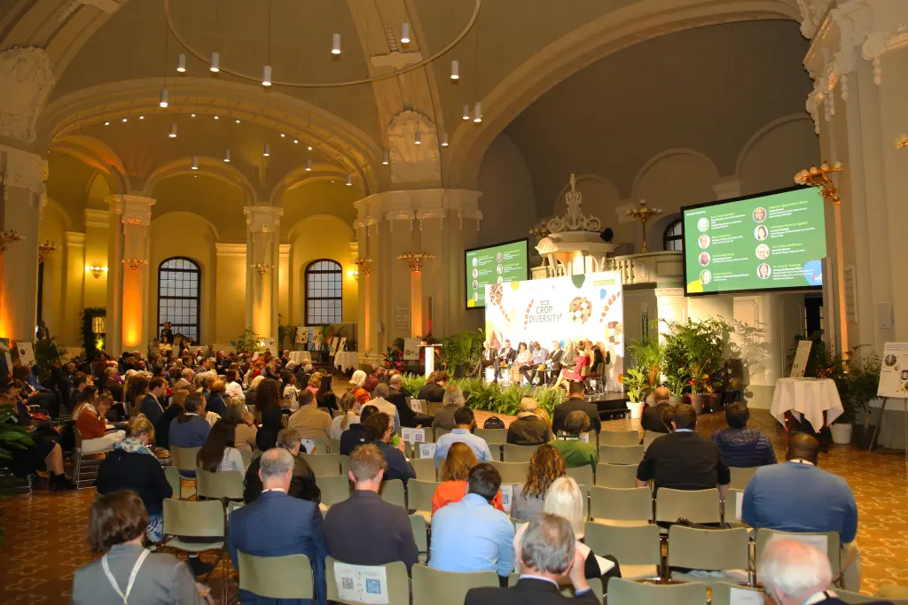 
 View of the Global Diversity Crop Summit 2023 